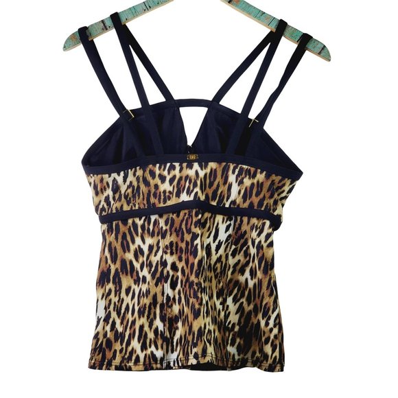 Amoressa Swimsuit Tankini Never Say Never Roxy Top Sz 8 - Picture 4 of 12